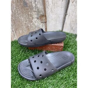 CROCS Classic Black Slide Women's 8